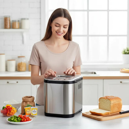 Digital Automatic Bread Maker Machine with Programmable Control