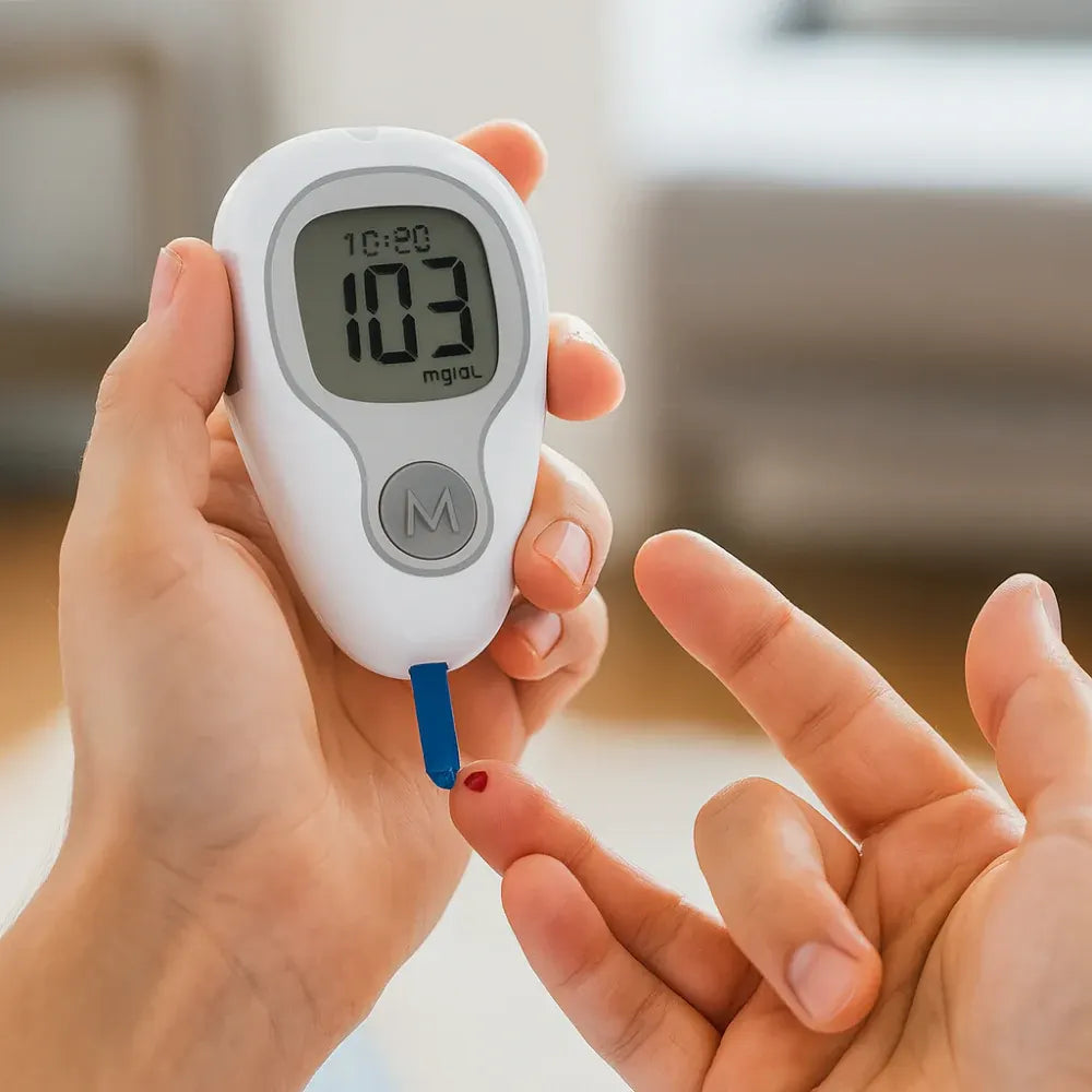 Digital Blood Sugar Test Meter Kit with Glucose Monitoring Set