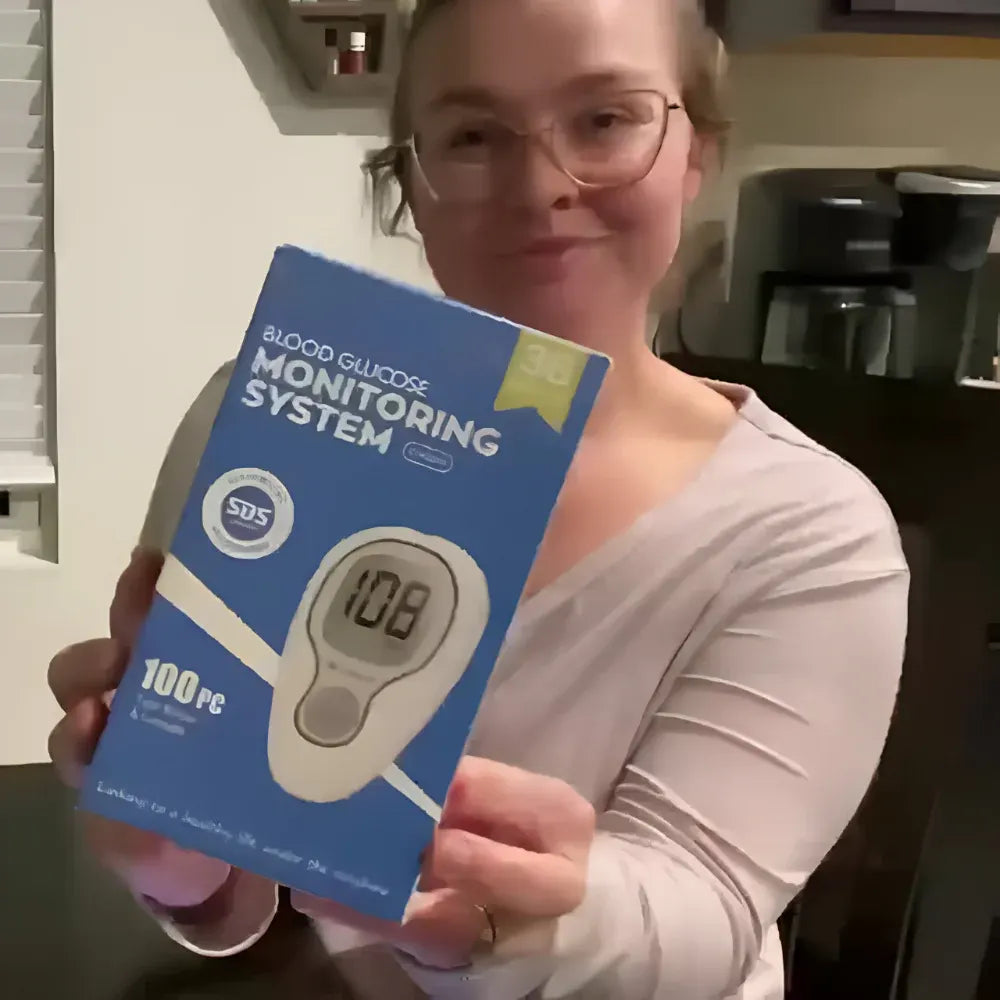 Digital Blood Sugar Test Meter Kit with Glucose Monitoring Set