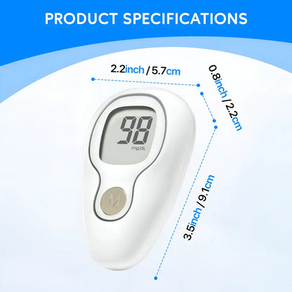 Digital Blood Sugar Test Meter Kit with Glucose Monitoring Set