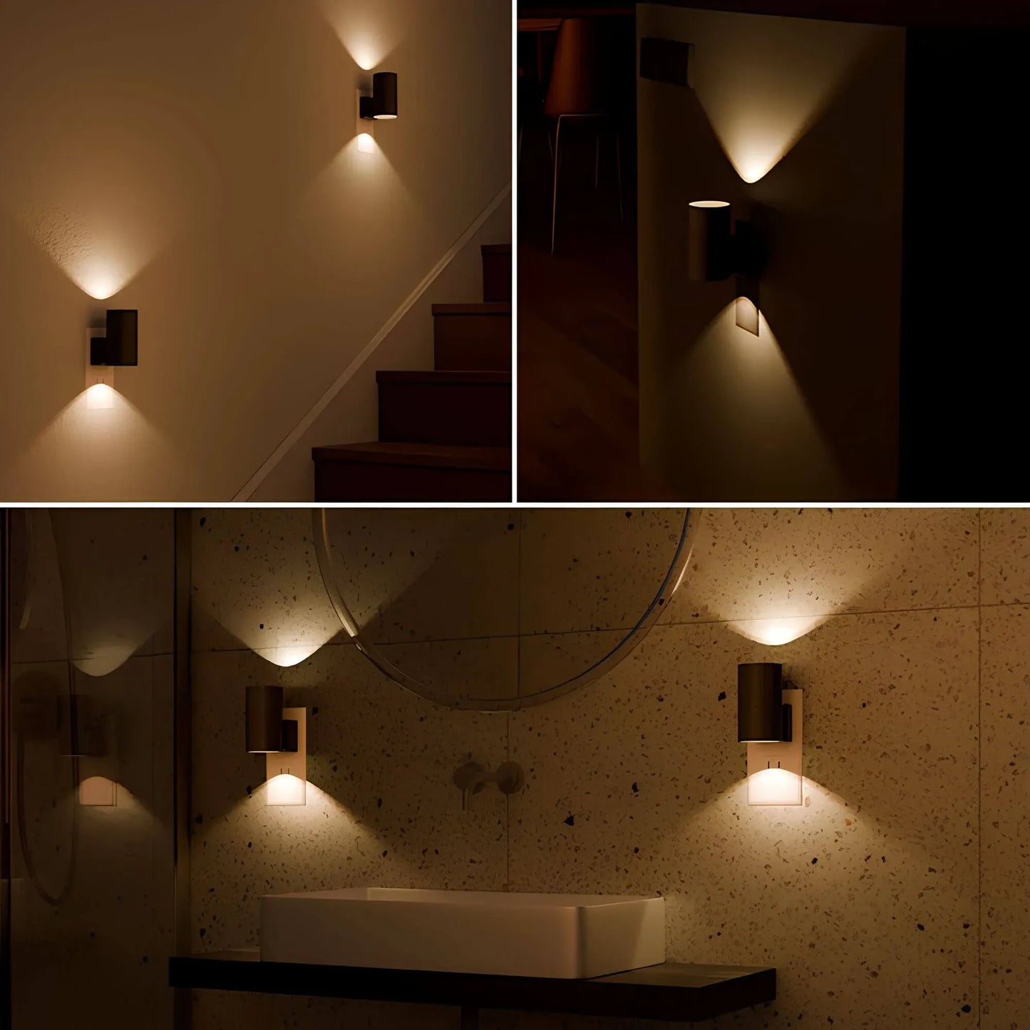 Dimmable Plug-In LED Night Light with Smart Brightness Control