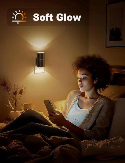 Dimmable Plug-In LED Night Light with Smart Brightness Control