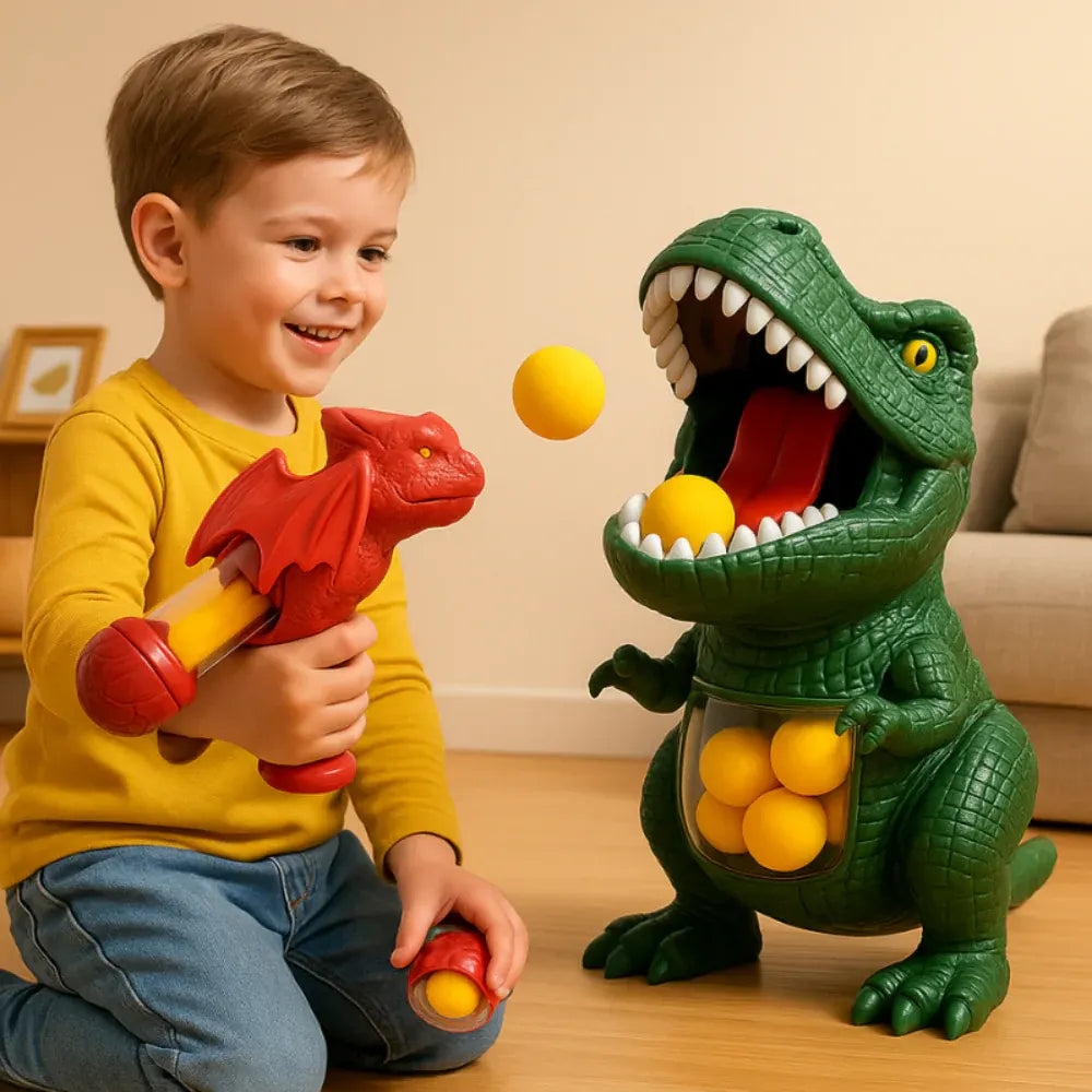 Dinosaur Foam Blaster Interactive Play Set for Kids