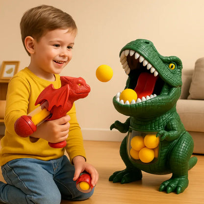 Dinosaur Foam Blaster Interactive Play Set for Kids