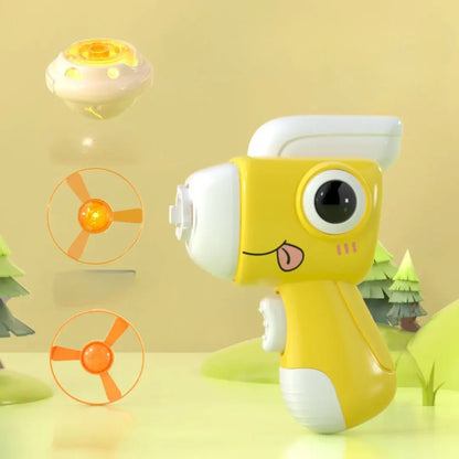 Dinosaur Spinning Top Launcher with Fridge Magnet Feature