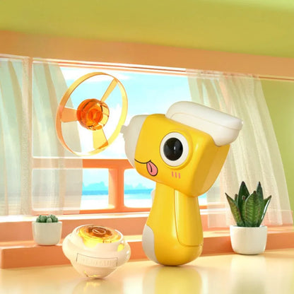 Dinosaur Spinning Top Launcher with Fridge Magnet Feature