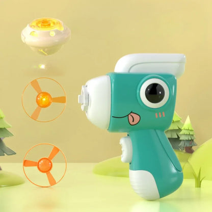 Dinosaur Spinning Top Launcher with Fridge Magnet Feature