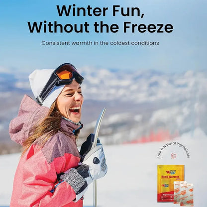 Disposable Hand Warmers Long-Lasting Heat Packs for Outdoor Winter Use