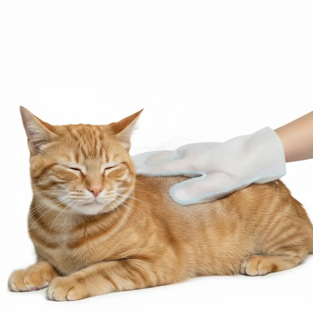 Disposable Pet Grooming Wipes & Cleaning Gloves for Cats and Dogs