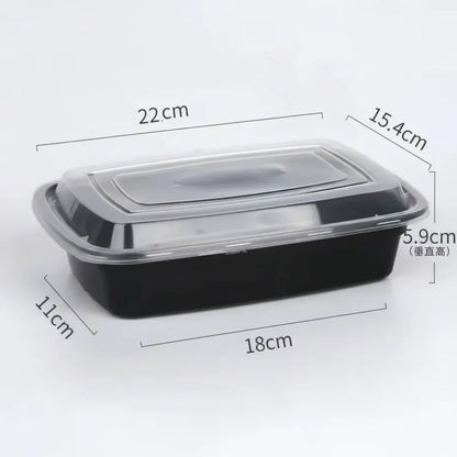 Disposable Plastic Meal Prep Boxes for Food Storage