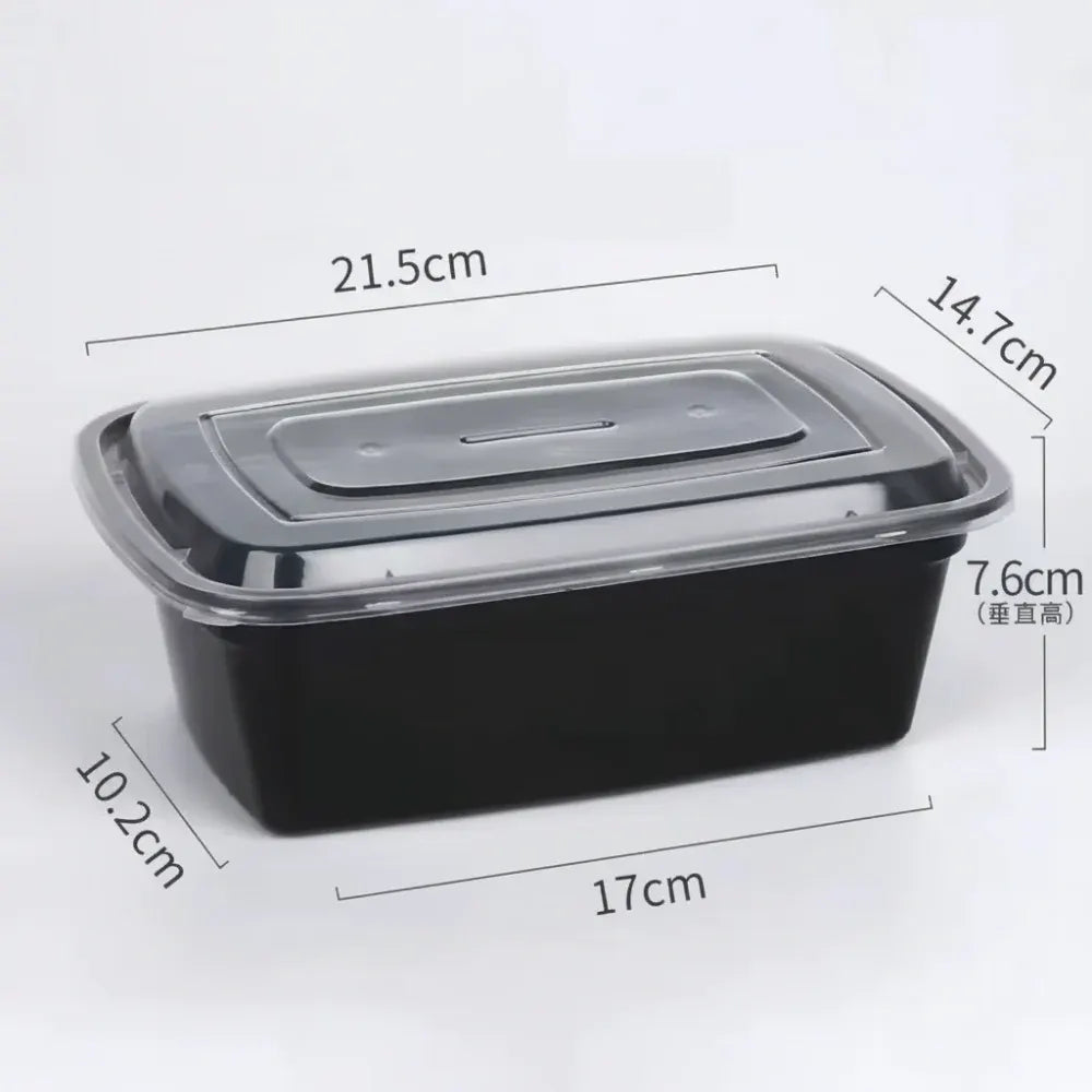 Disposable Plastic Meal Prep Boxes for Food Storage