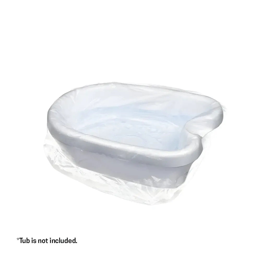 Disposable Plastic Pedicure Tub Cover Liner Bags for Foot Spa Basin