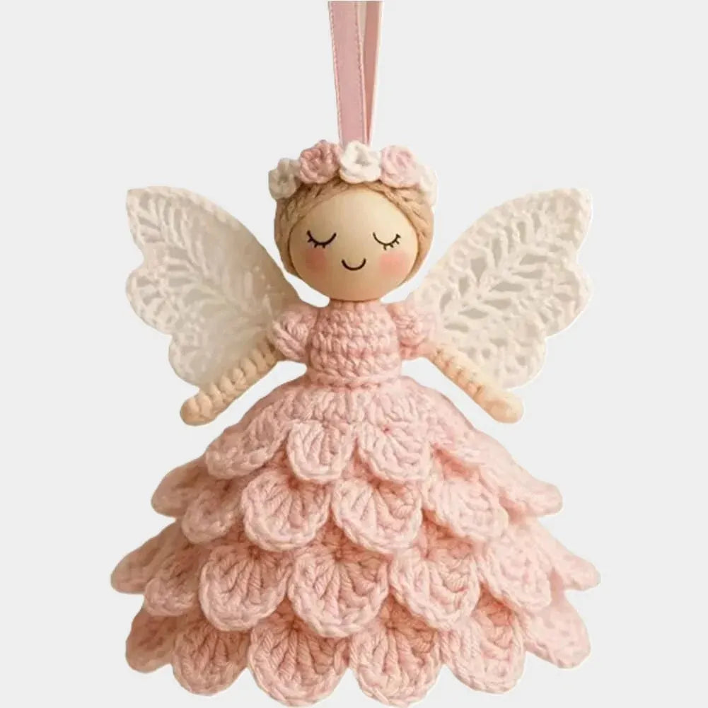 DIY Crochet Angel Ornament Kit for Christmas Decoration