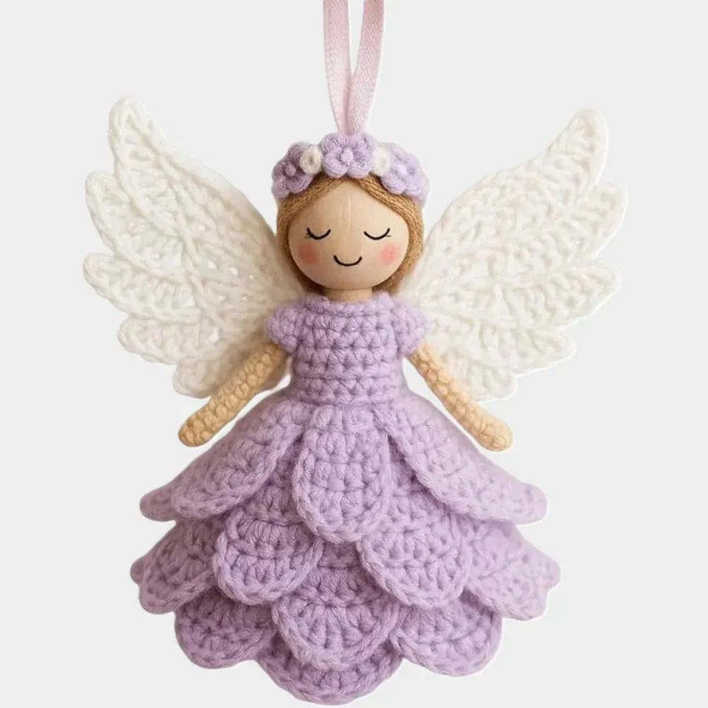 DIY Crochet Angel Ornament Kit for Christmas Decoration