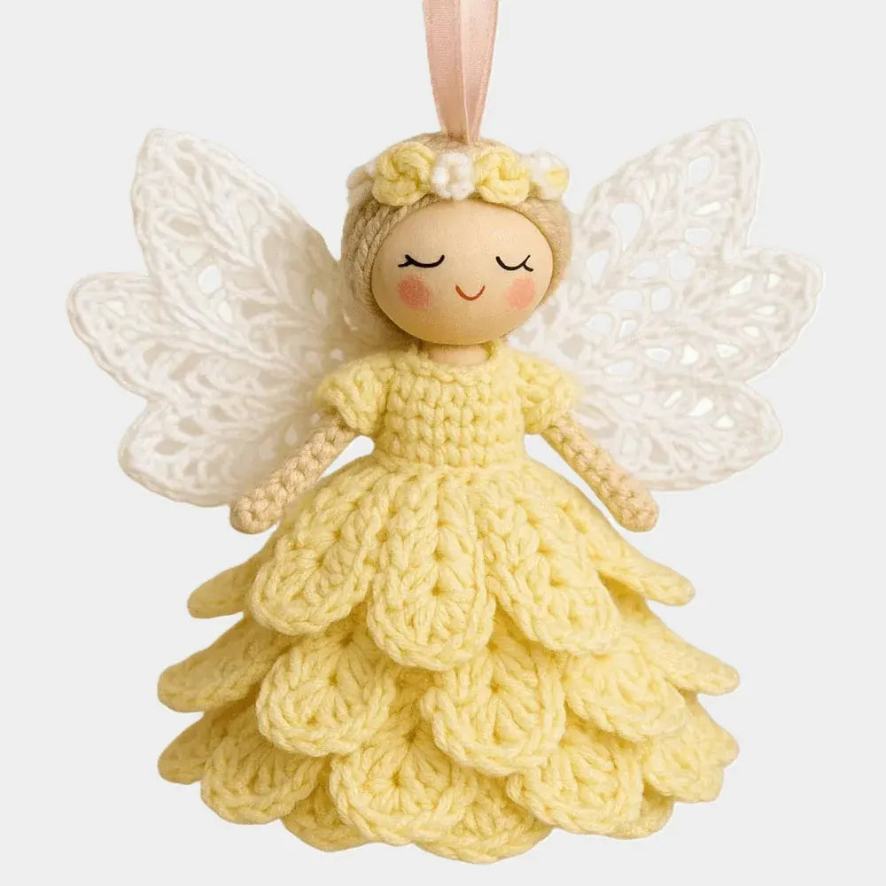 DIY Crochet Angel Ornament Kit for Christmas Decoration
