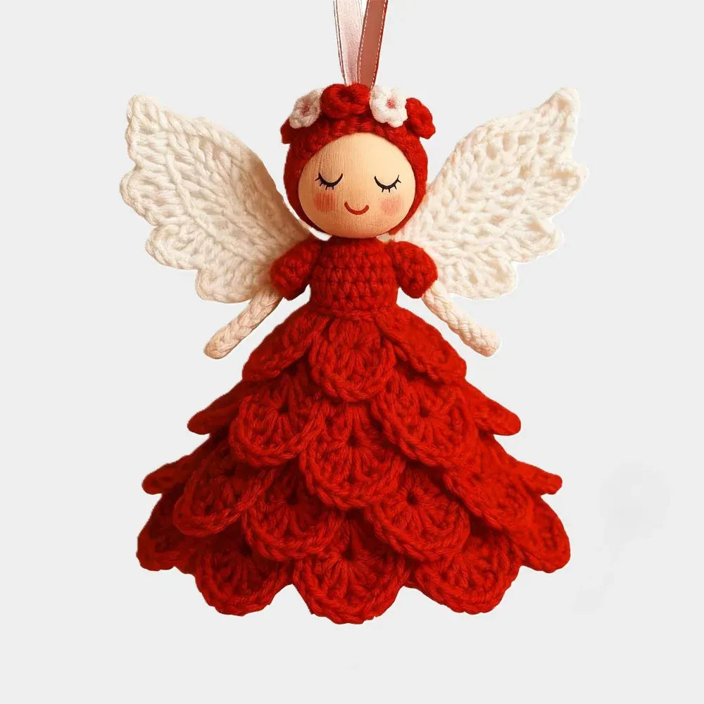 DIY Crochet Angel Ornament Kit for Christmas Decoration