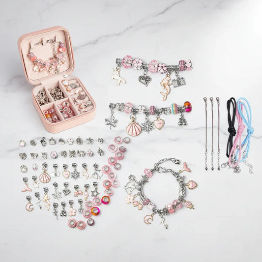 DIY Jewelry Making Kit for Kids - Bracelet Craft Set, Mother's Day Gift Idea