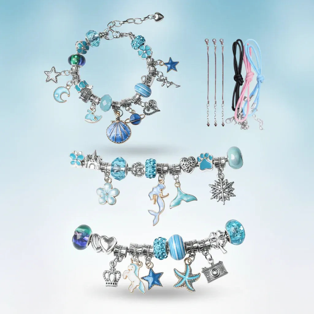 DIY Jewelry Making Kit for Kids - Bracelet Craft Set, Mother's Day Gift Idea