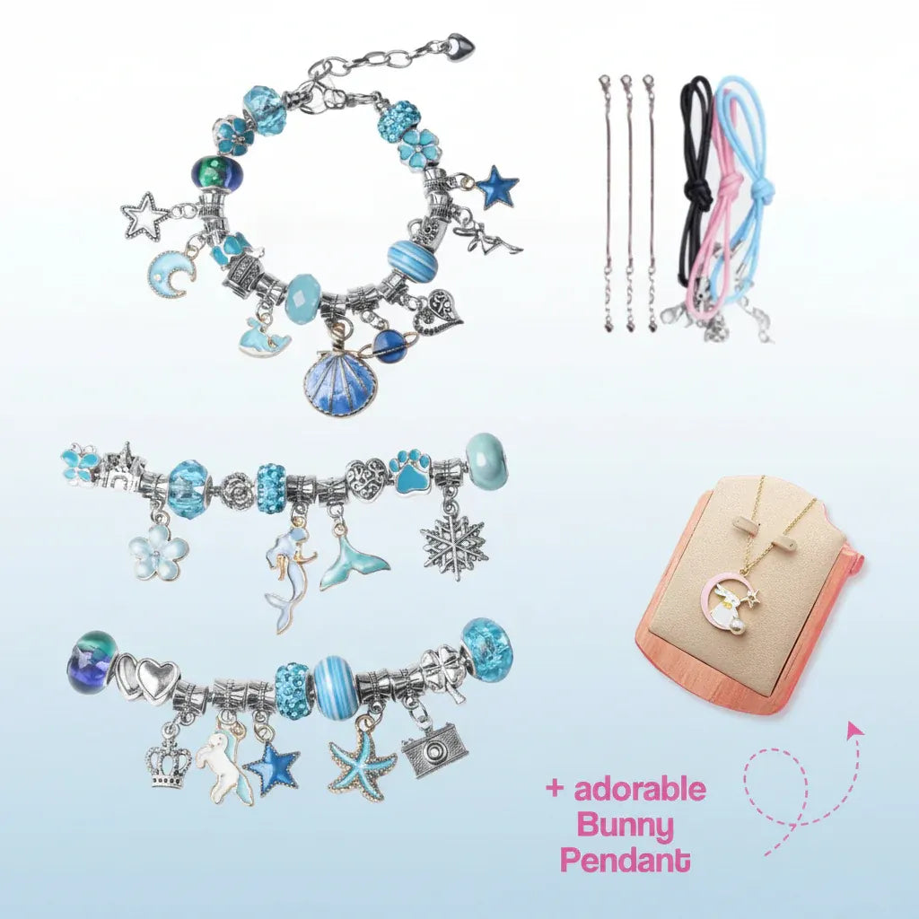 DIY Jewelry Making Kit for Kids - Bracelet Craft Set, Mother's Day Gift Idea