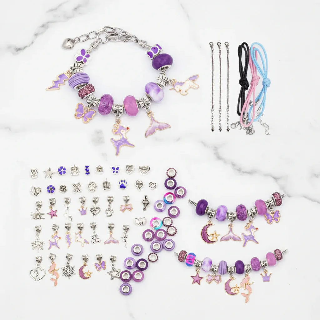 DIY Jewelry Making Kit for Kids - Bracelet Craft Set, Mother's Day Gift Idea