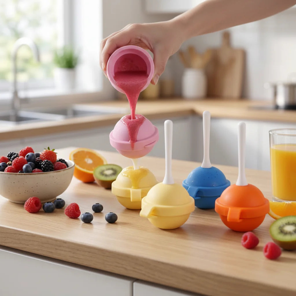 DIY Popsicle Molds with Fun Playful Design