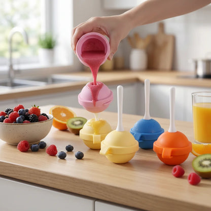 DIY Popsicle Molds with Fun Playful Design