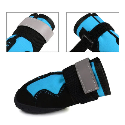 Dog Boots Outdoor Paw Protectors Non-Slip Rubber Sole