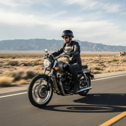 DOT-Certified Half Face Motorcycle Helmet for Safe Riding