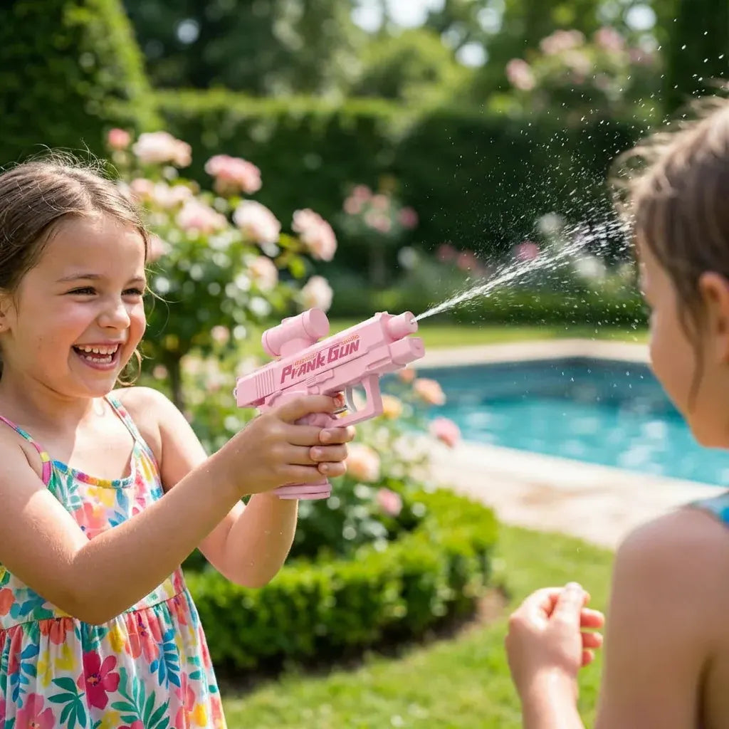 Double-Sided Splash Shooter Water Gun for Kids Prank Play