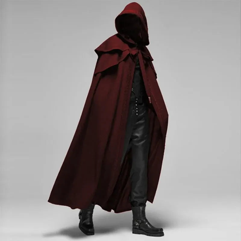 Dramatic Long Hooded Cape - Halloween Costume Cloak