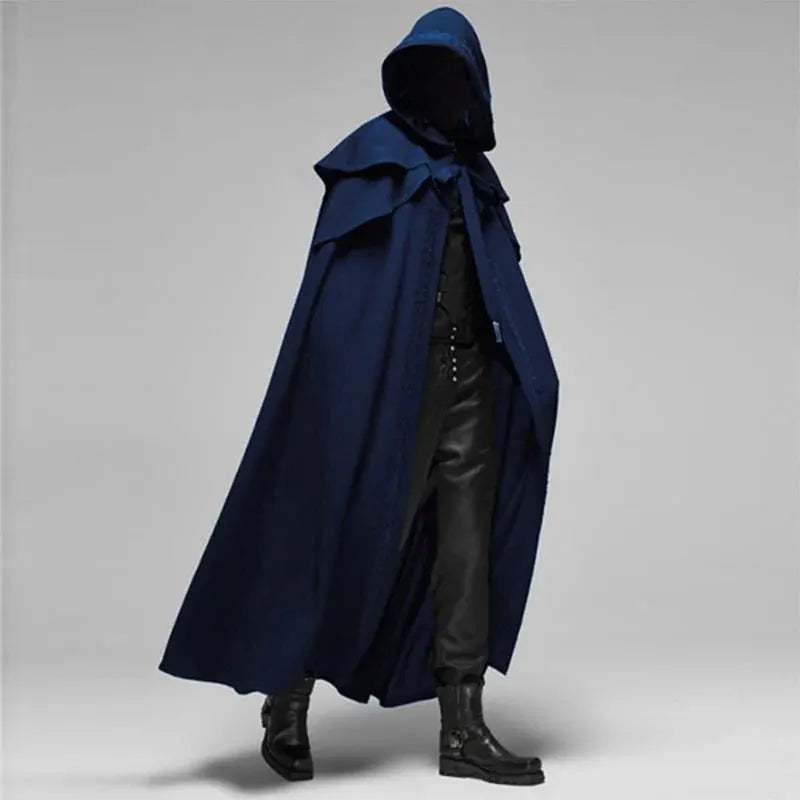 Dramatic Long Hooded Cape - Halloween Costume Cloak