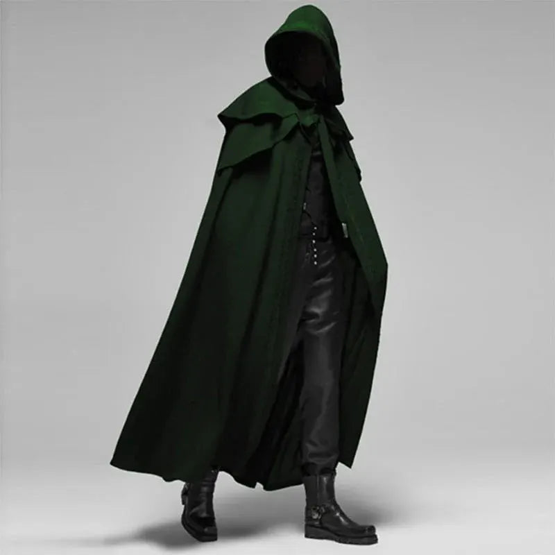 Dramatic Long Hooded Cape - Halloween Costume Cloak