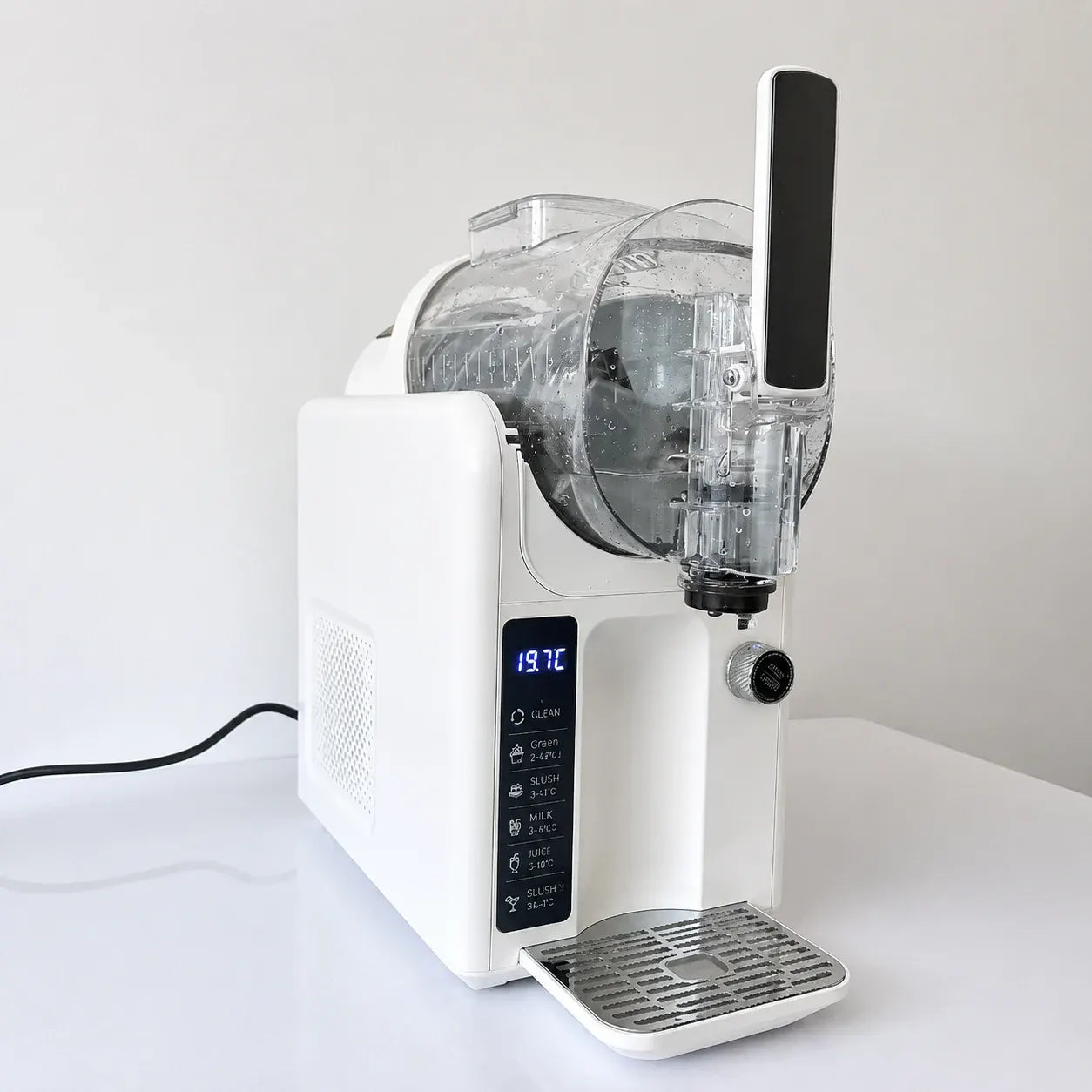 Dual Bowl Countertop Frozen Drink Slushy Maker Machine