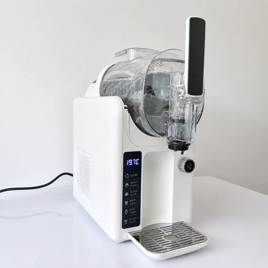 Dual Bowl Countertop Frozen Drink Slushy Maker Machine