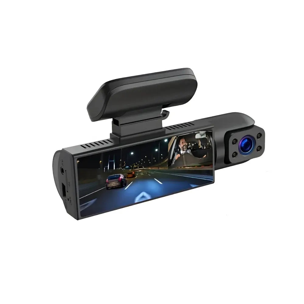 Dual Lens 1080P Dash Camera with Parking Monitor Recorder