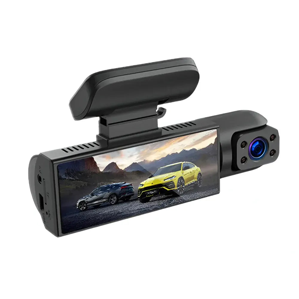 Dual Lens 1080P Dash Camera with Parking Monitor Recorder