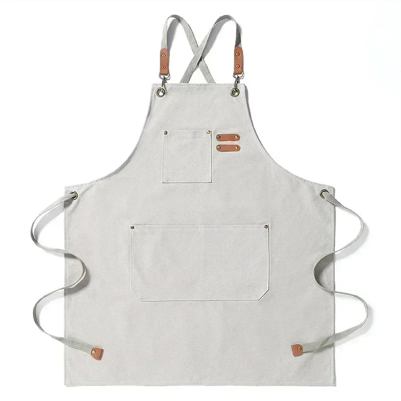 Durable Canvas Chef Apron | Unisex Kitchen Workwear