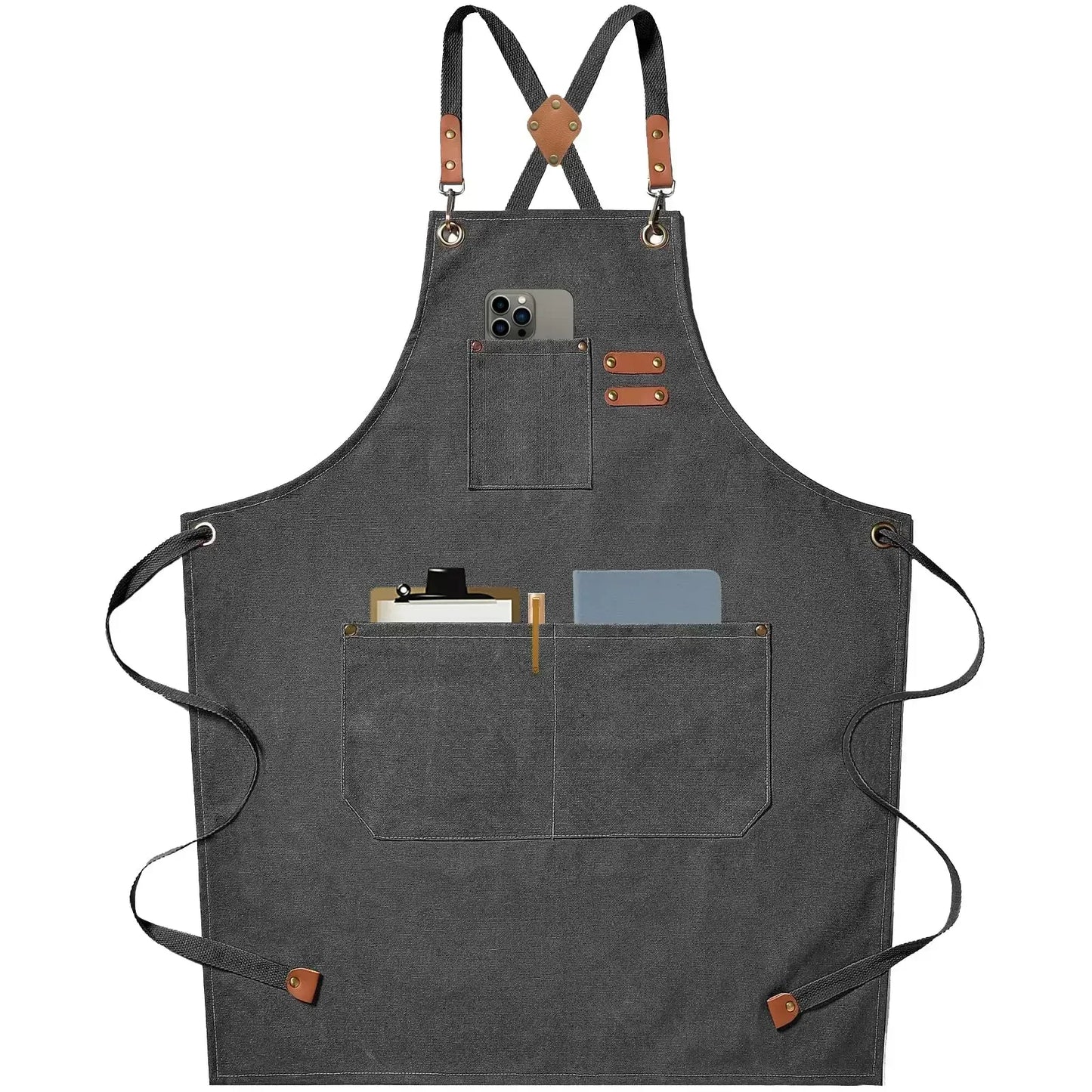 Durable Canvas Chef Apron | Unisex Kitchen Workwear