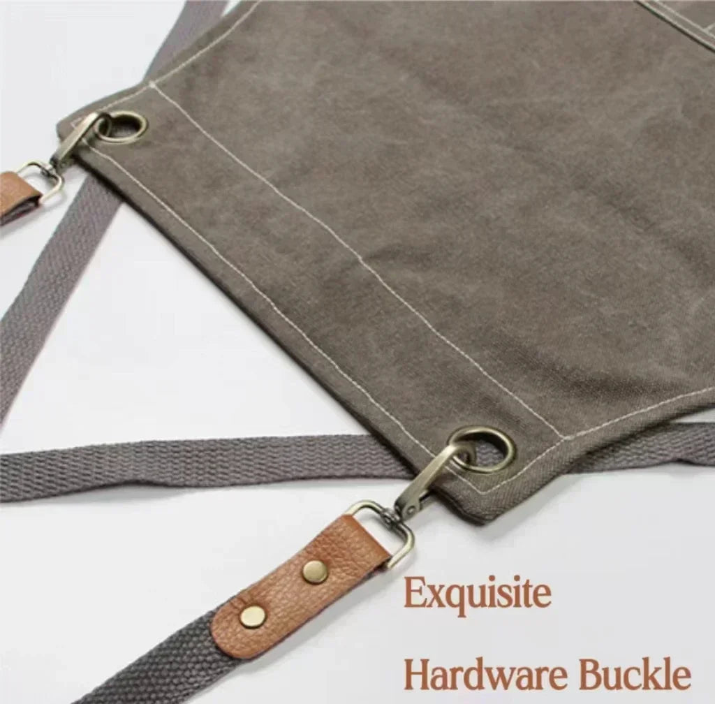 Durable Canvas Chef Apron | Unisex Kitchen Workwear