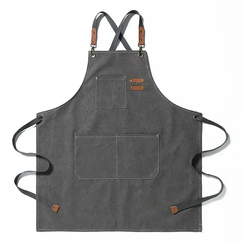 Durable Canvas Chef Apron | Unisex Kitchen Workwear