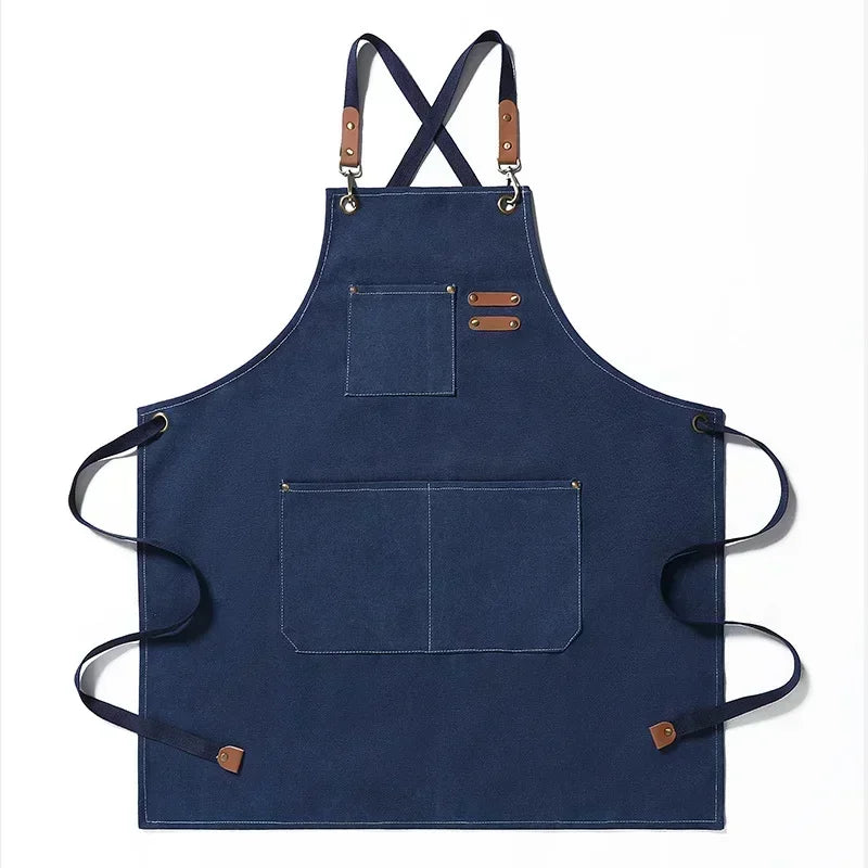 Durable Canvas Chef Apron | Unisex Kitchen Workwear