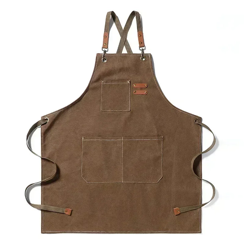 Durable Canvas Chef Apron | Unisex Kitchen Workwear