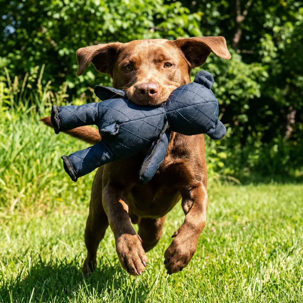 Durable Plush Bear-Shaped Interactive Chew Toy for Dogs