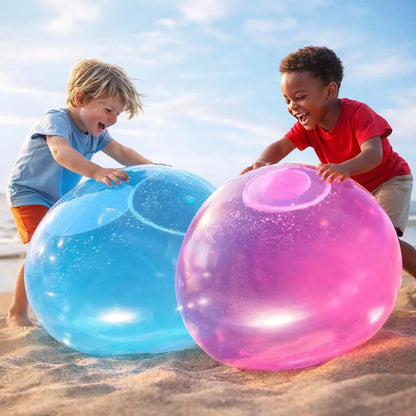 Durable TPR Large Inflatable Play Ball for Outdoor Kids Fun