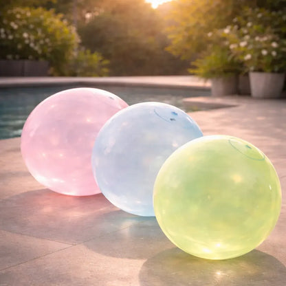 Durable TPR Large Inflatable Play Ball for Outdoor Kids Fun