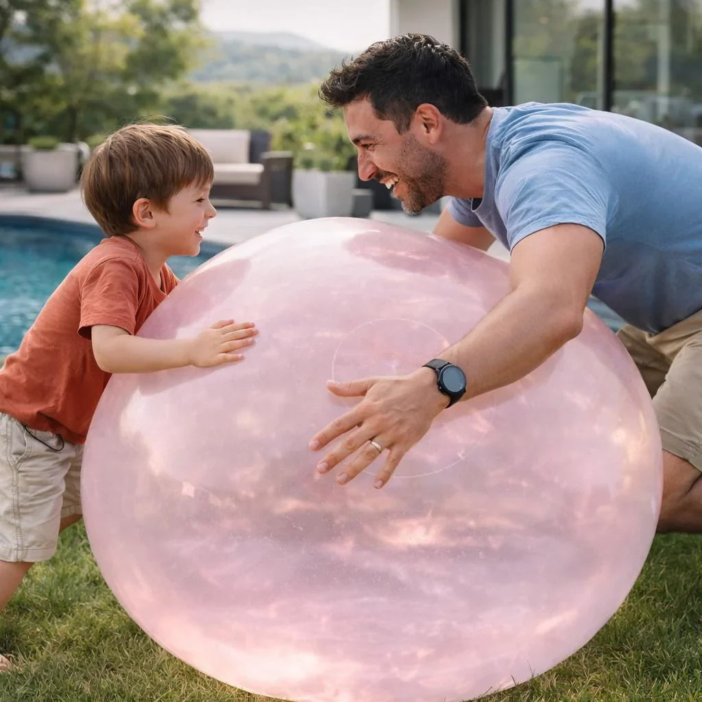 Durable TPR Large Inflatable Play Ball for Outdoor Kids Fun