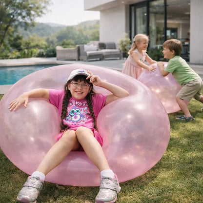 Durable TPR Large Inflatable Play Ball for Outdoor Kids Fun
