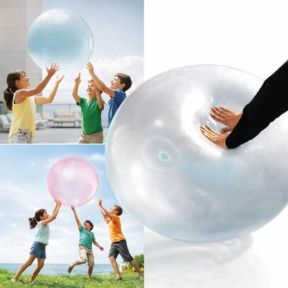 Durable TPR Large Inflatable Play Ball for Outdoor Kids Fun