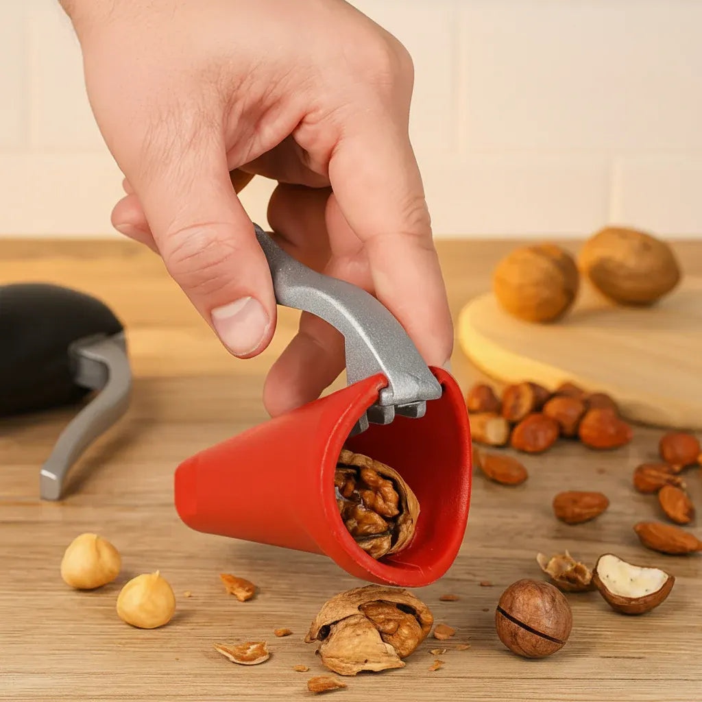 Easy-Lever Aluminum Nutcracker Hand Tool Shell Opener