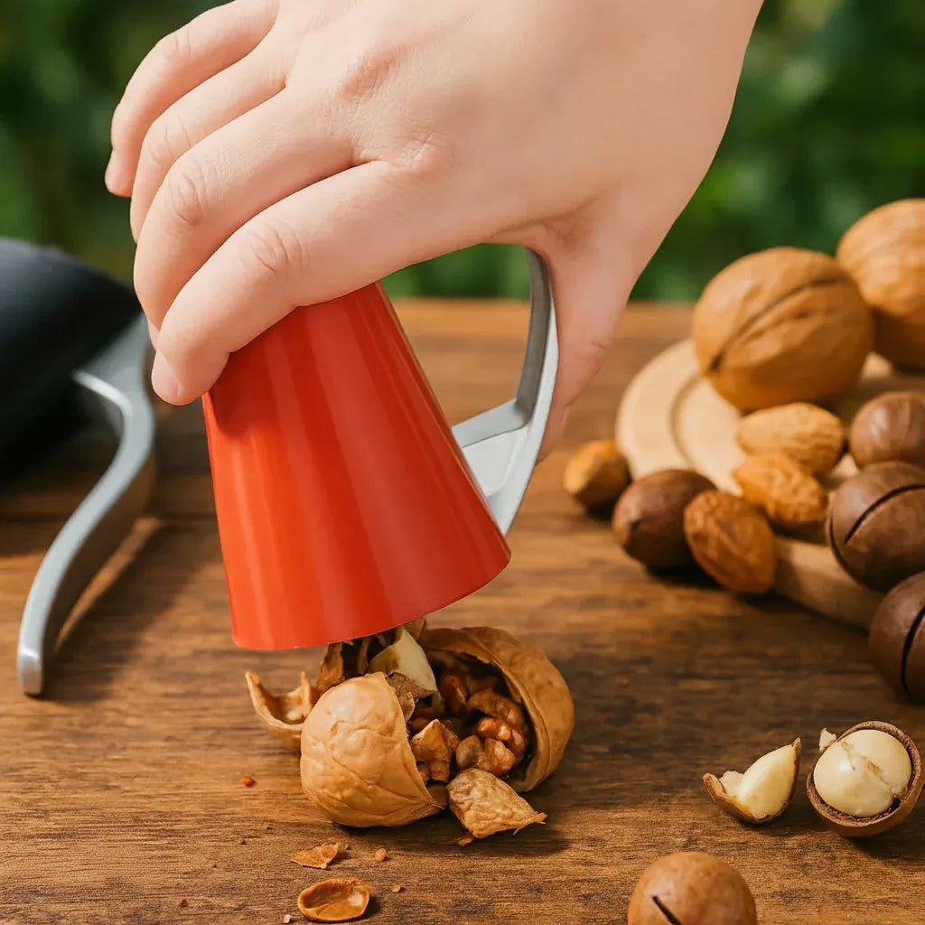 Easy-Lever Aluminum Nutcracker Hand Tool Shell Opener